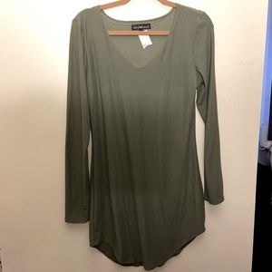 🌻2/$12 NWT OLIVE CASUAL LONG SLEEVE RELAXED DRESS